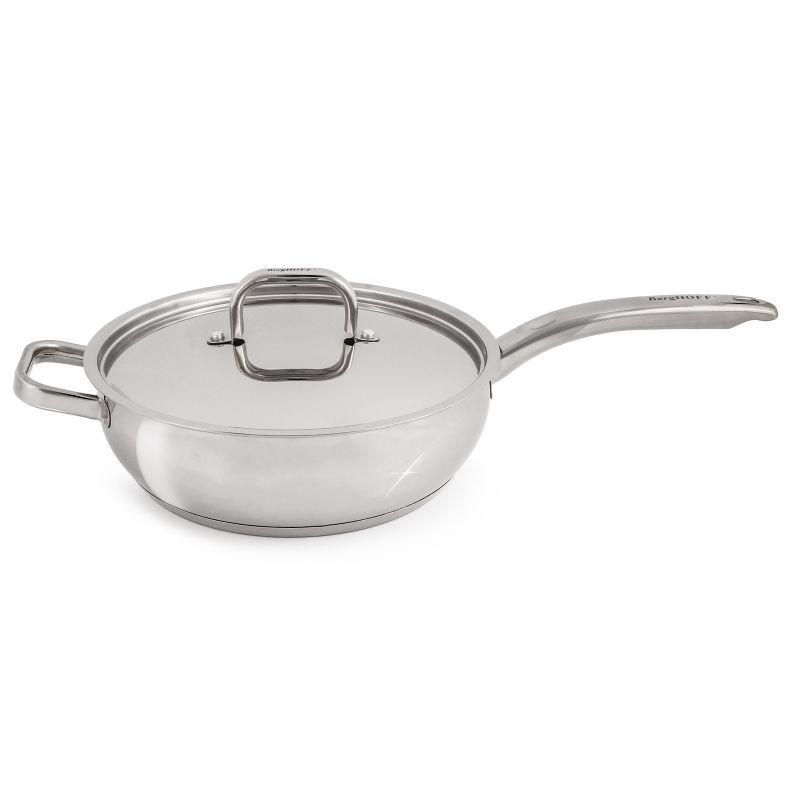 BergHOFF BergHOFF Stainless Steel 18/10 Deep Skillet Belly Shape, 9.5"