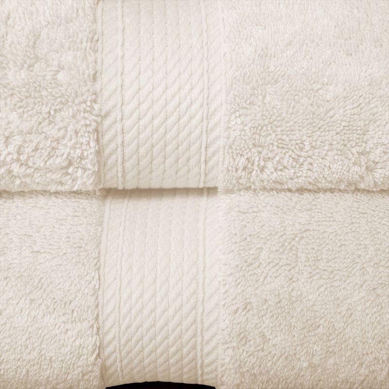 Luxury Cotton Heavyweight Ultra-Plush Bath Towel Set of 2 by Blue Nile Mills