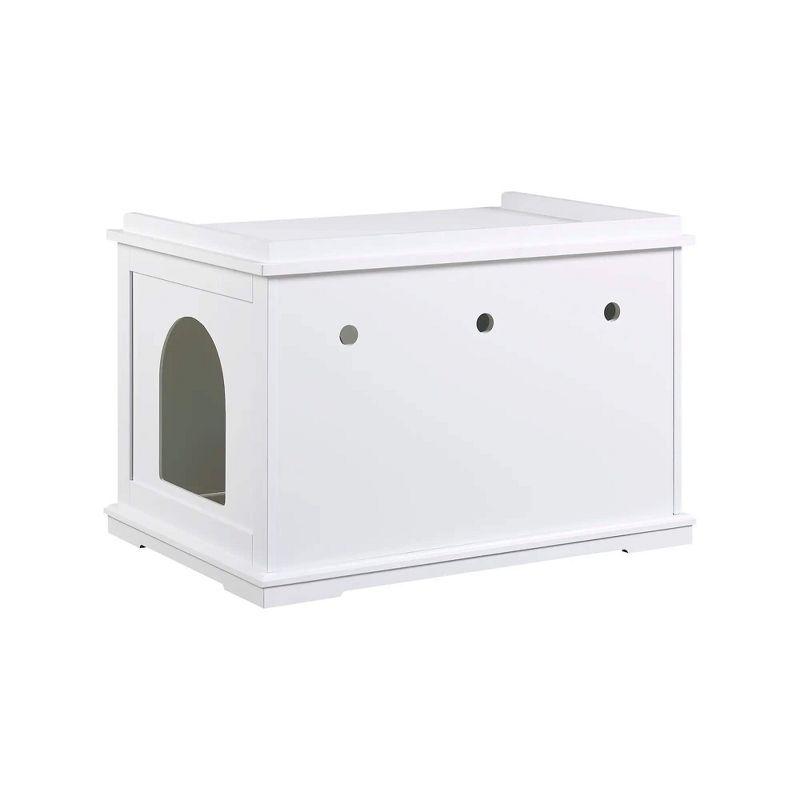 unipaws Designer Cat Litter Box Enclosure - Espresso