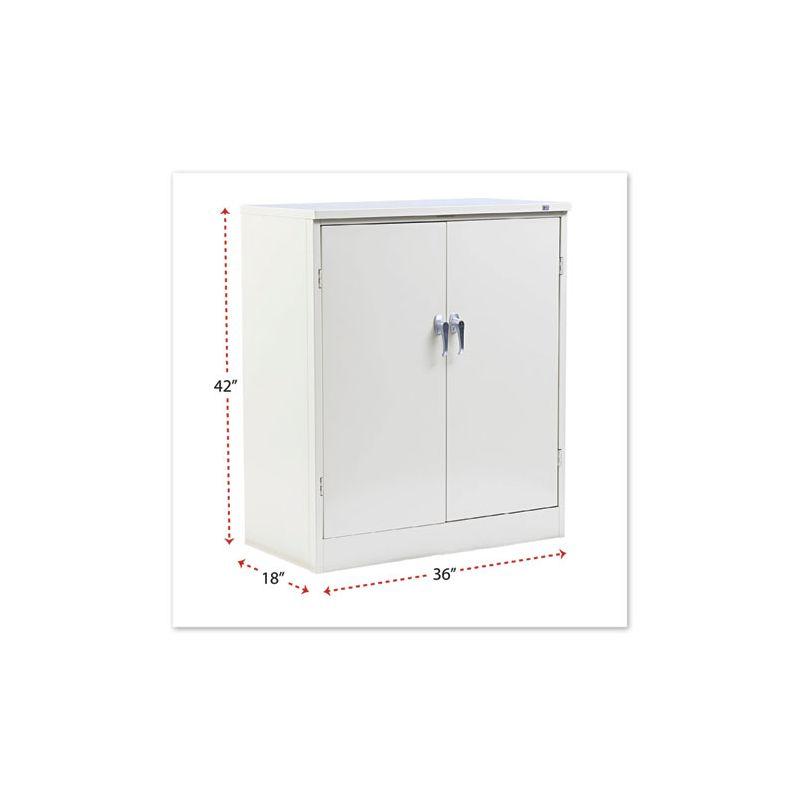 Alera® Assembled 42" High, 2 Shelf Storage Cabinet