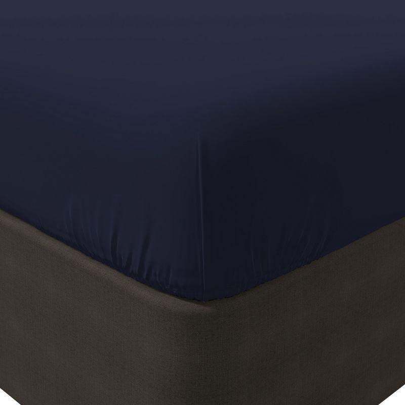 Color Sense 100% Cotton Ultra-Light Fitted Sheet