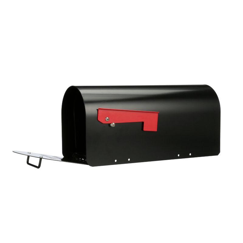 Architectural Mailboxes Ironside Post Mount Mailbox Black