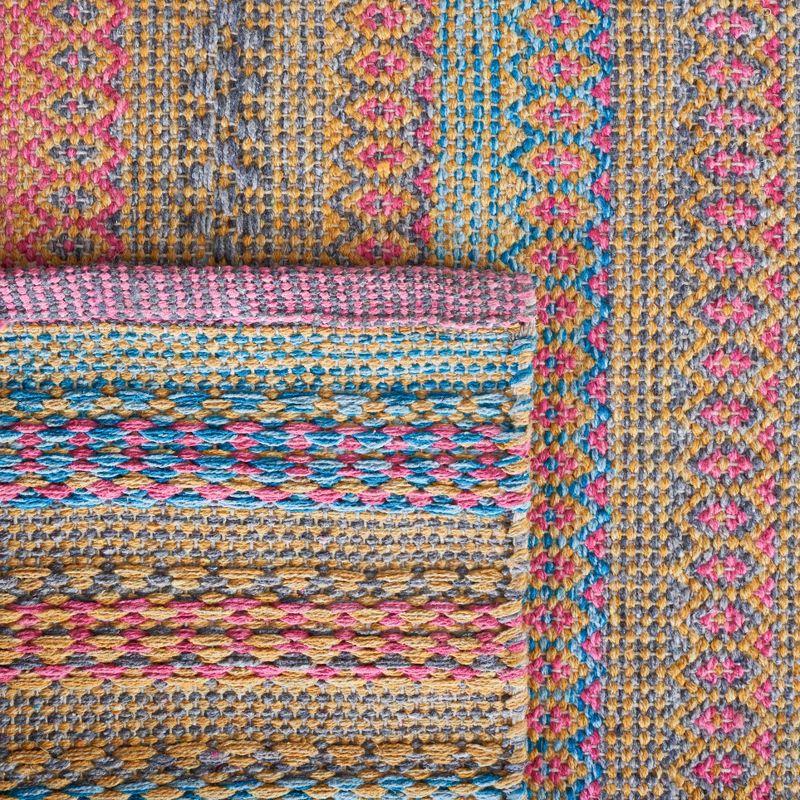 Kilim KLM475 Hand Woven Area Rug - Pink/Blue - 6'x9' - Safavieh.