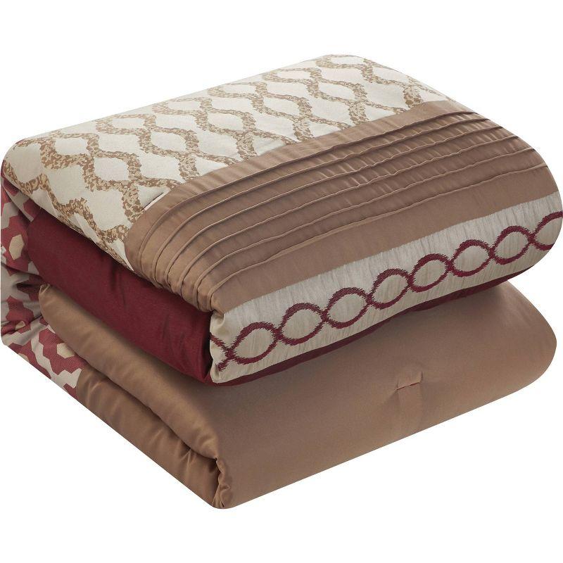 Nanshing America, Inc Caval 10 Piece Jacquard Comforter Set