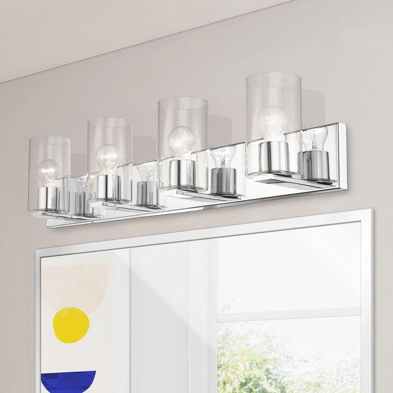 Livex Lighting Zurich 4 - Light Vanity in  Polished Chrome