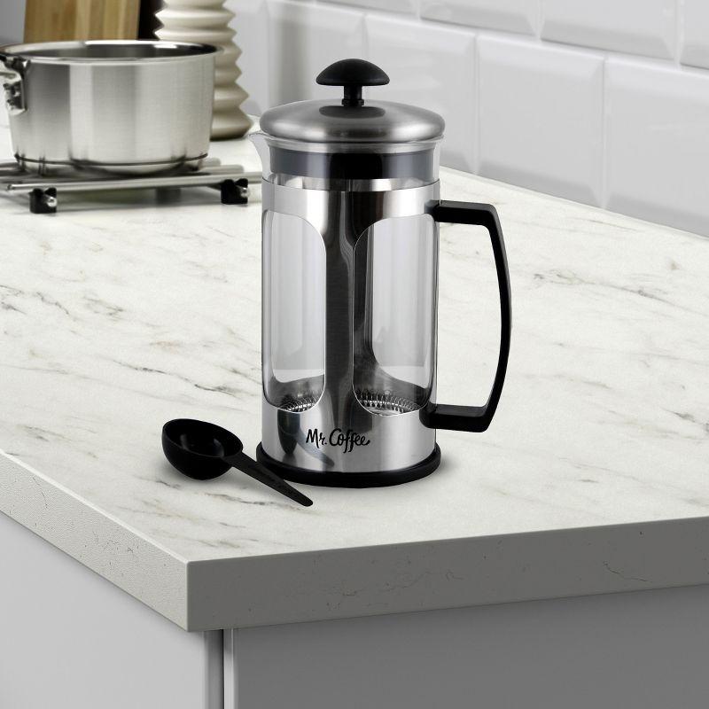 Gibson 4-Cup Mr. Coffee Daily Brew French Press Coffee Maker