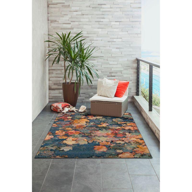 Liora Manne Marina Fall In Love Indoor/Outdoor Rug Multi 3'3" x 4'11"