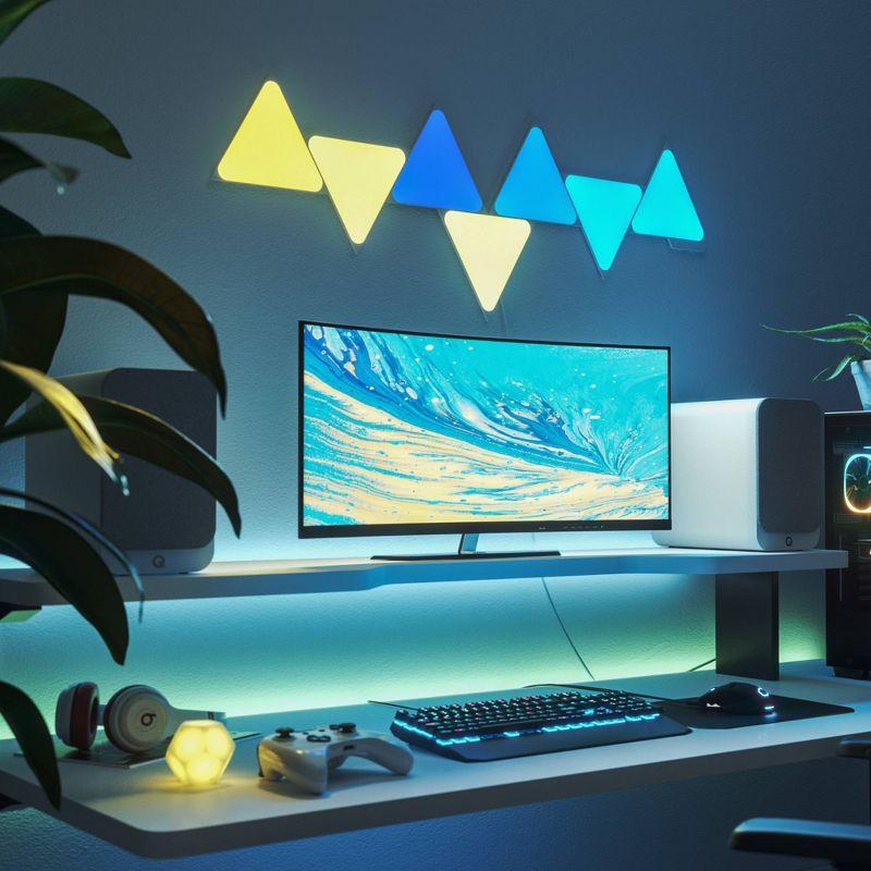 Nanoleaf 7pk Shapes Triangle Smarter LED Light Kit