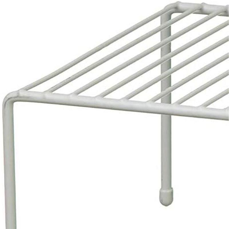 ClosetMaid 16.25'' x 8.38'' x 5.68'' Large Kitchen Wire Shelf Rack Organizer Unit For Countertops, Drawers, Cabinets, and Pantries, White