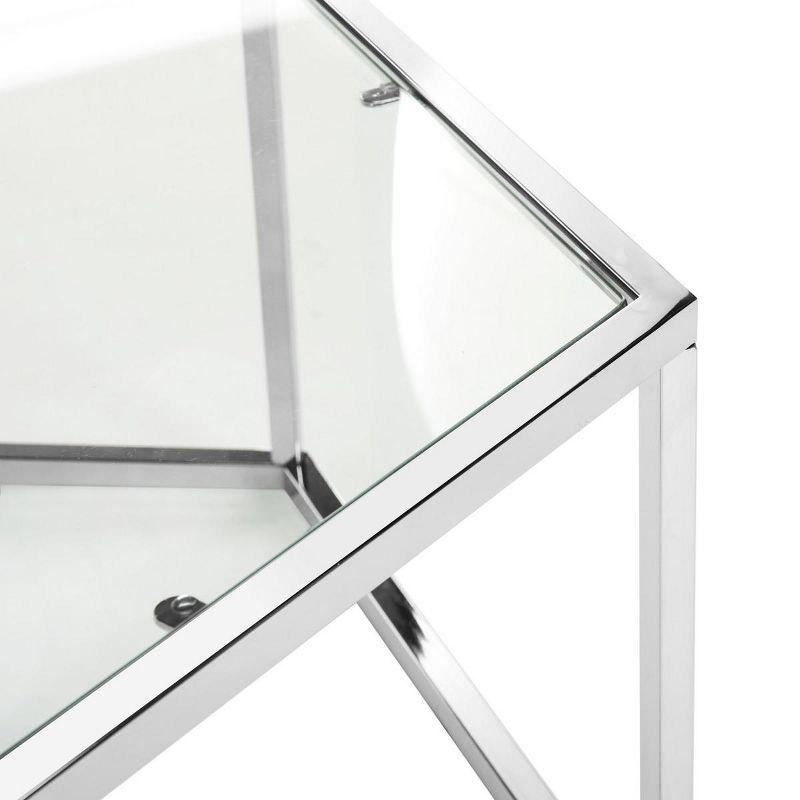 Eliana Coffee Table - Chrome - Safavieh