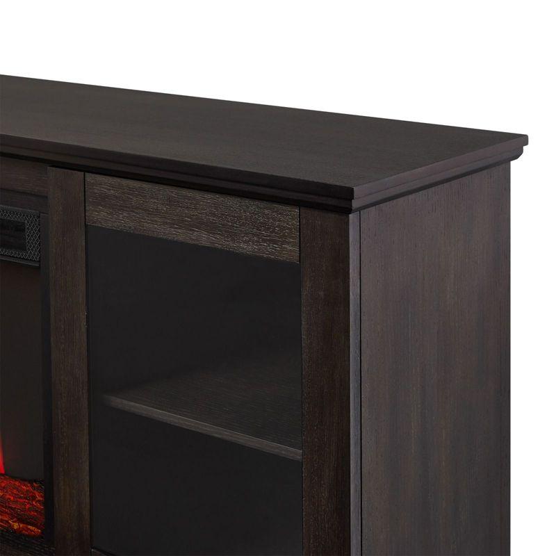 Real Flame Benjamin 81" Landscape TV Stand with Electric Fireplace by Real Flame
