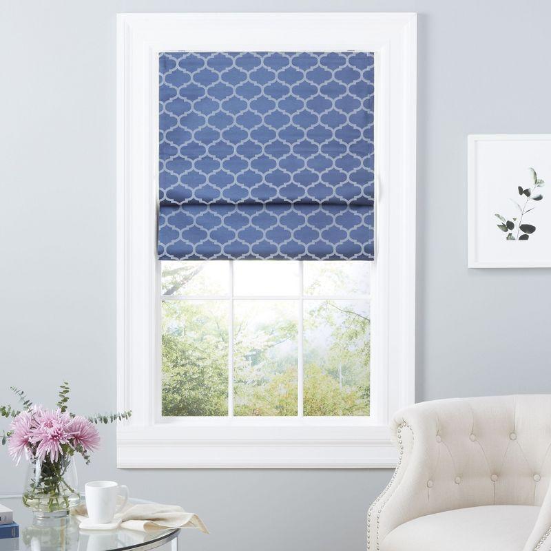 Montague Trellis Blackout Roman Shade