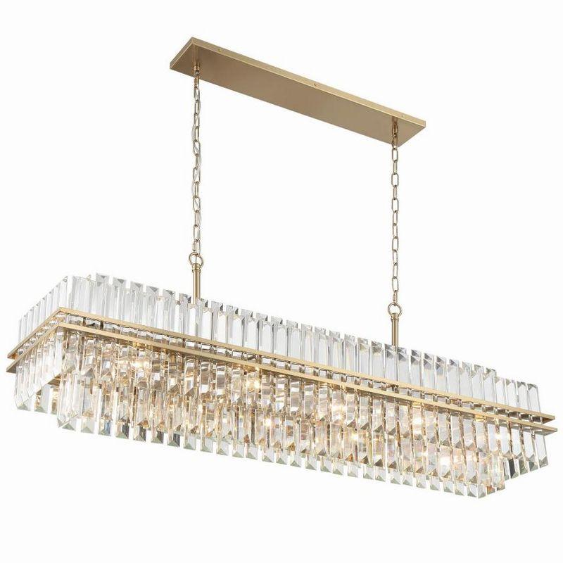 Crystorama Lighting Hayes 16 - Light Chandelier in  Aged Brass