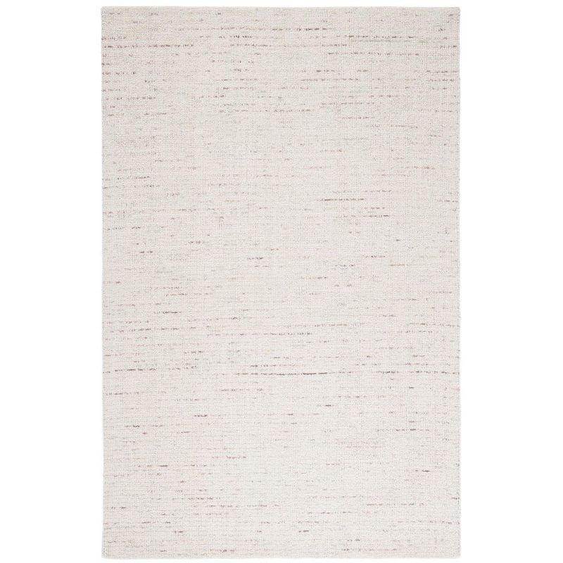 Abstract ABT468 Handmade Indoor Area Rug - Ivory/Brown - 5'x8' - Safavieh