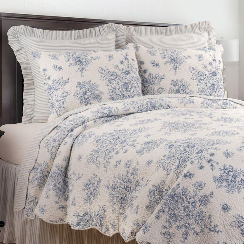 C&F Home Nelly Farmhouse / Country Cotton Reversible Quilt Set