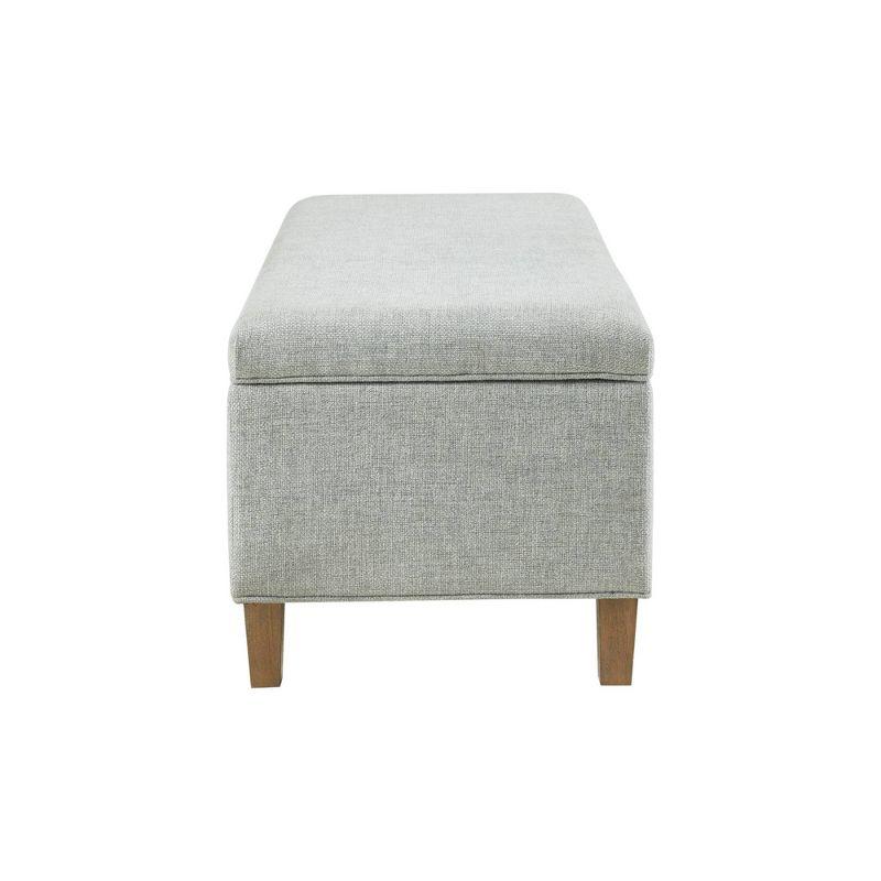 Soft Close Upholstered Flip Top Storage Bench