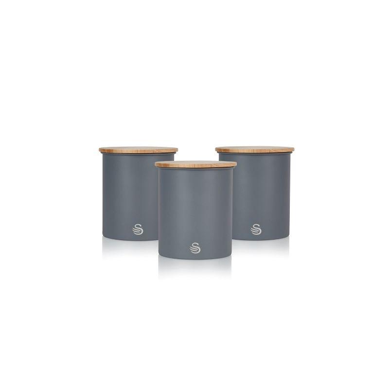 Swan Swan Nordic Set of 3 Cannisters