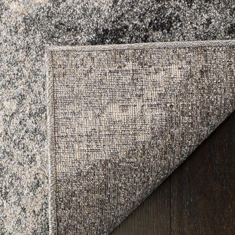 Retro RET2891 Power Loomed Indoor Runner Rug - Grey/Ivory - 2'3"x11' - Safavieh.