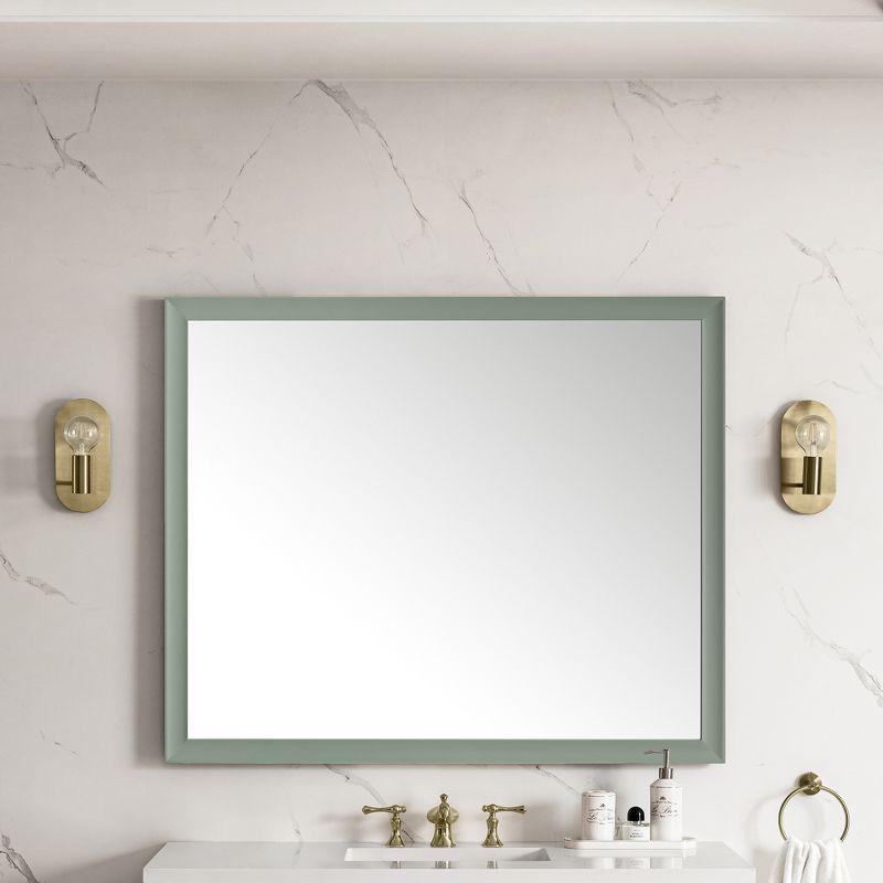 Glenbrooke Solid Wood Flat Wall Mirror