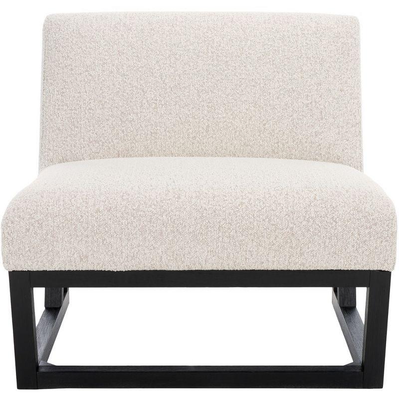 Kinsey Accent Chair - ACH5205 - Creme/Black - Safavieh