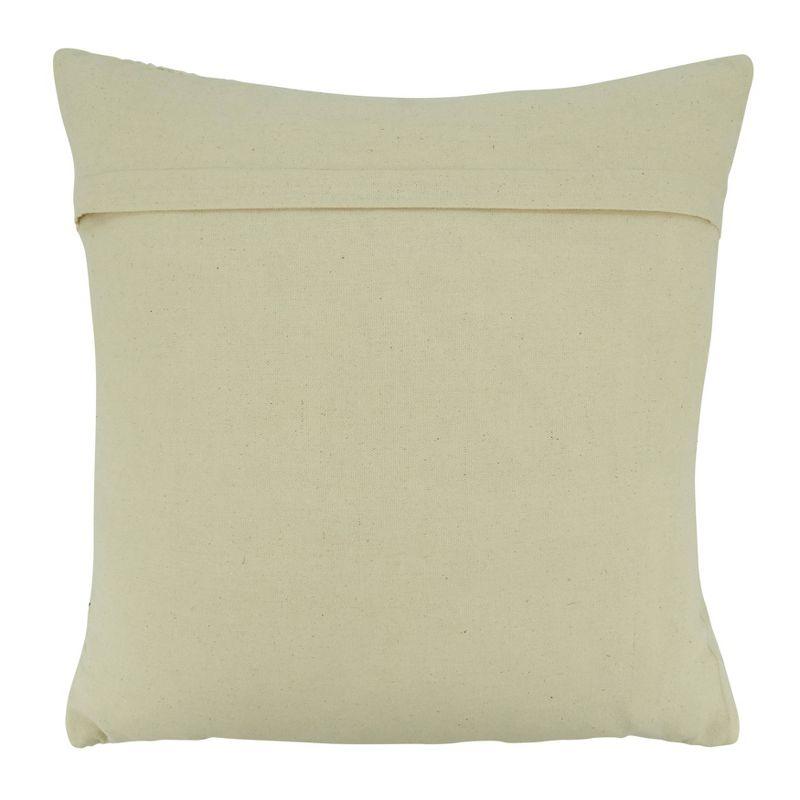 Saro Meir Design Striped Cotton Throw Pillow
