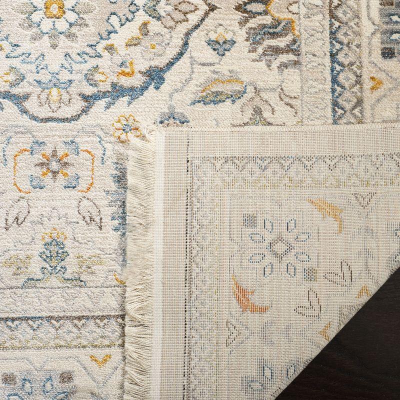 Vintage Persian VTP444 Power Loomed Indoor Area Rug - Ivory/Light Grey - 5'x7'6" - Safavieh