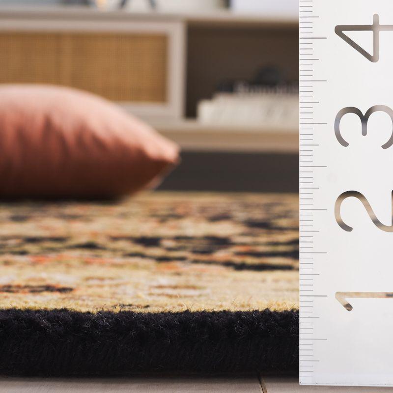 Antiquity AT249 Hand Tufted Indoor Accent Rug - Black - 3'x5' - Safavieh