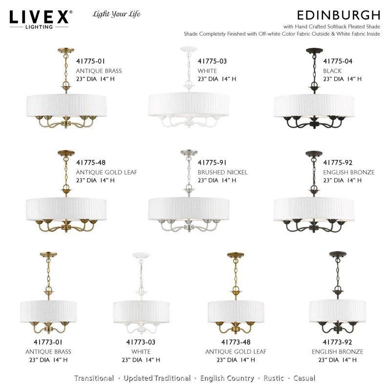 Livex Lighting Edinburgh 5 - Light Pendant in  English Bronze