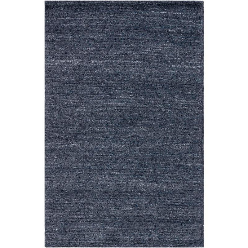 Himalaya HIM413 Hand Tufted Area Rug - Black/Gray - 4'x6' - Safavieh..