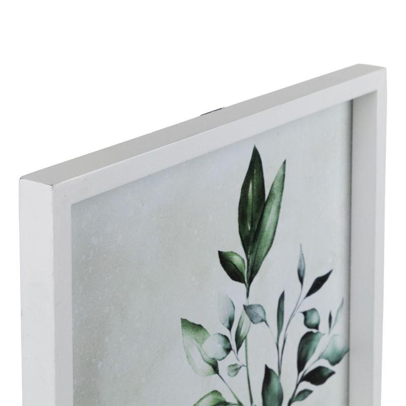 Northlight Greenery with Vase Wooden Framed Wall Art - 15.5" x 12"