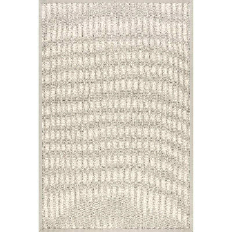 Nuloom Monica Geometric Wool Indoor Area Rug, 9' x 12', Grey