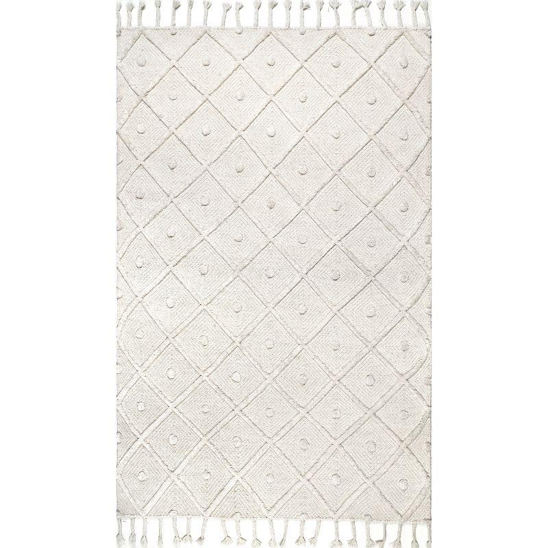 nuLOOM Jinny Moroccan Wool Tasseled Area Rug