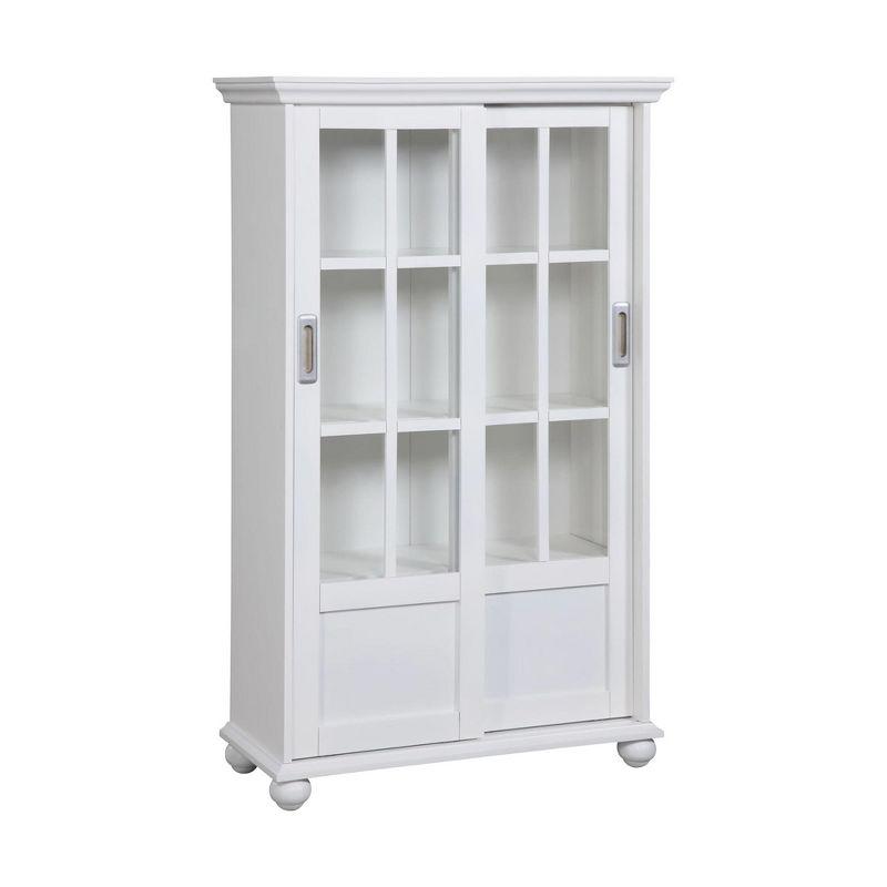 Ameriwood Home Aaron Lane Bookcase with Sliding Glass Doors