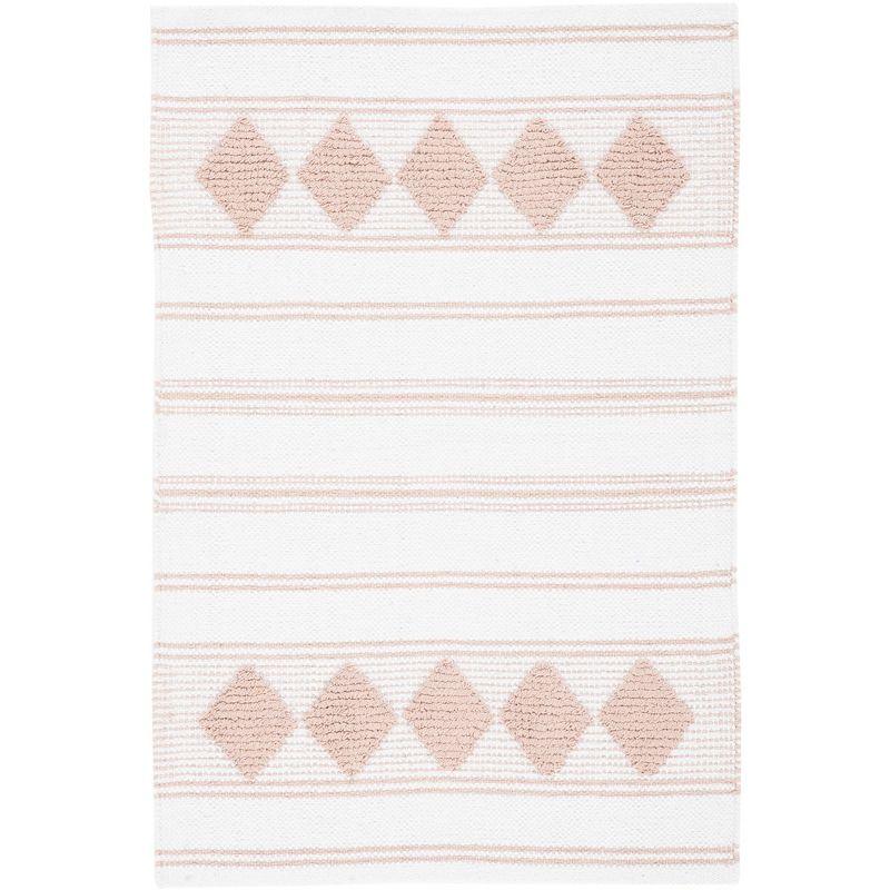 Ivory Cotton Classic Handwoven Flatweave 3'x5' Area Rug