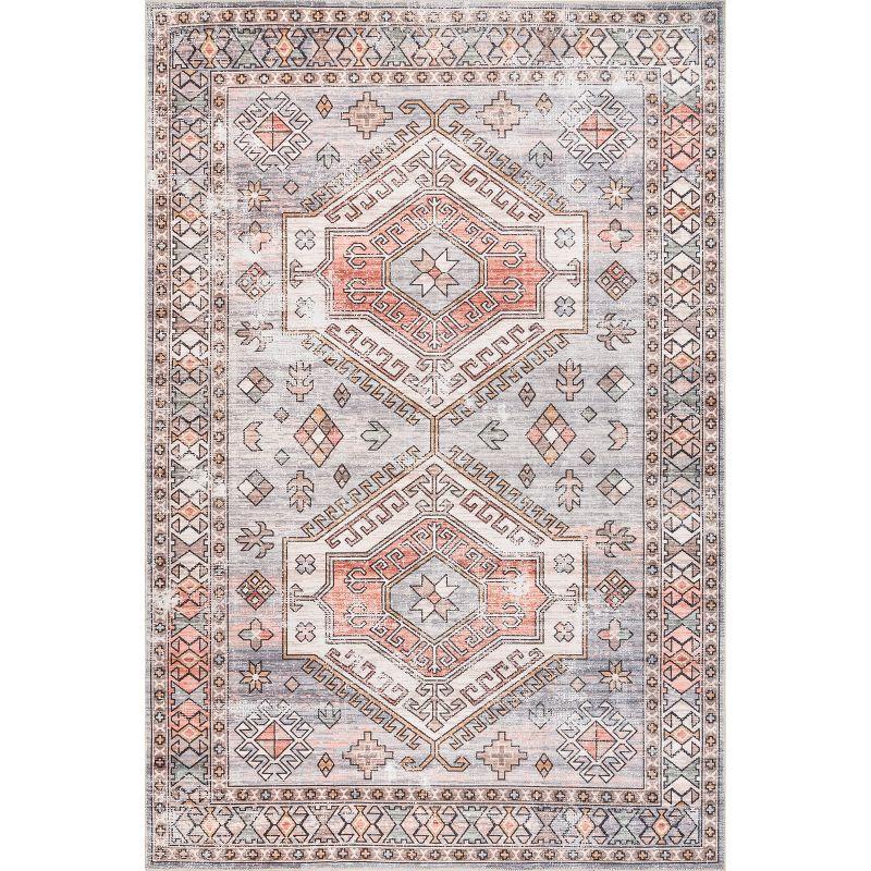 Nuloom Mae Motif Machine Washable Indoor Area Rug