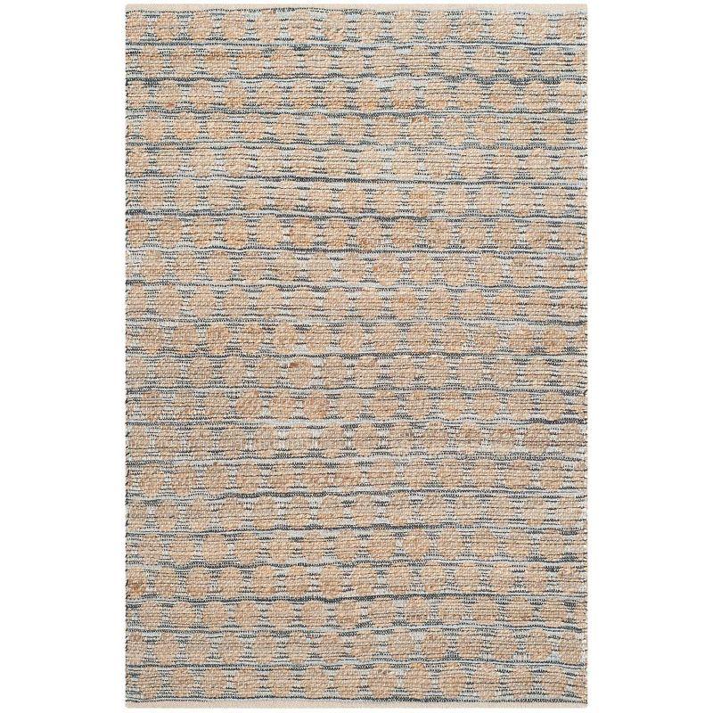 Union Rustic Ajdin Hand Woven 0.8 Jute 0.2 Cotton Geometric Rug | Wayfair