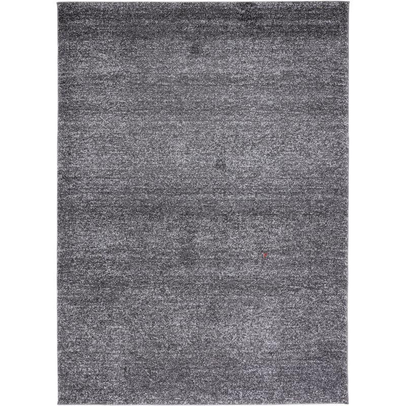 Ivory Abstract Elegance Synthetic Rectangular Rug