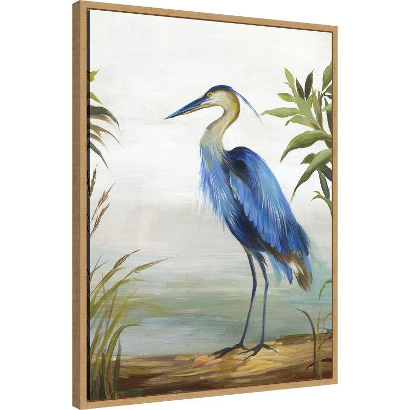 Amanti Art Blue Heron by Aimee Wilson Framed Canvas Wall Art