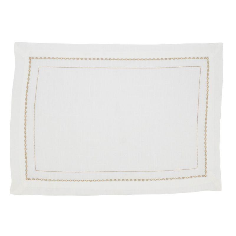 Polyester No Pattern Rectangle Placemat (Set of 4)