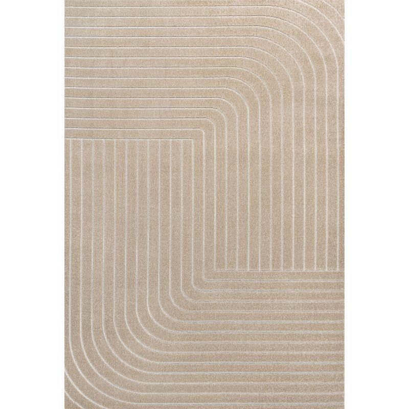 JONATHAN Y Odense High-Low Minimalist Angle Geometric Indoor/Outdoor Area Rug