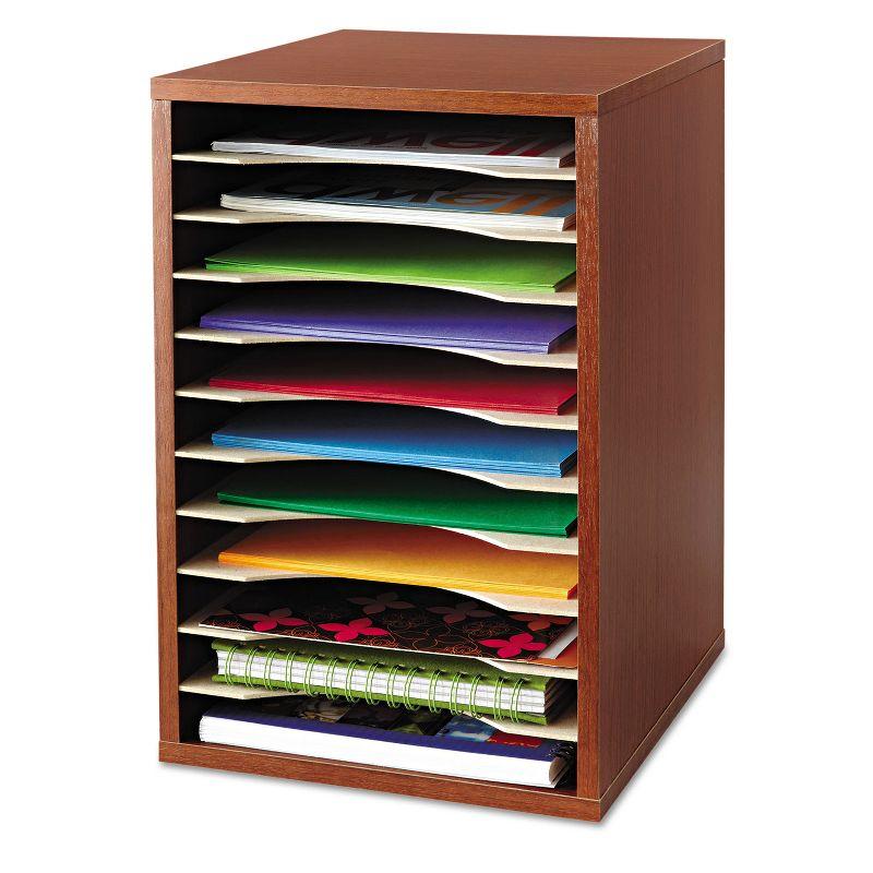Literature Desktop Organizer With 11 Compartments