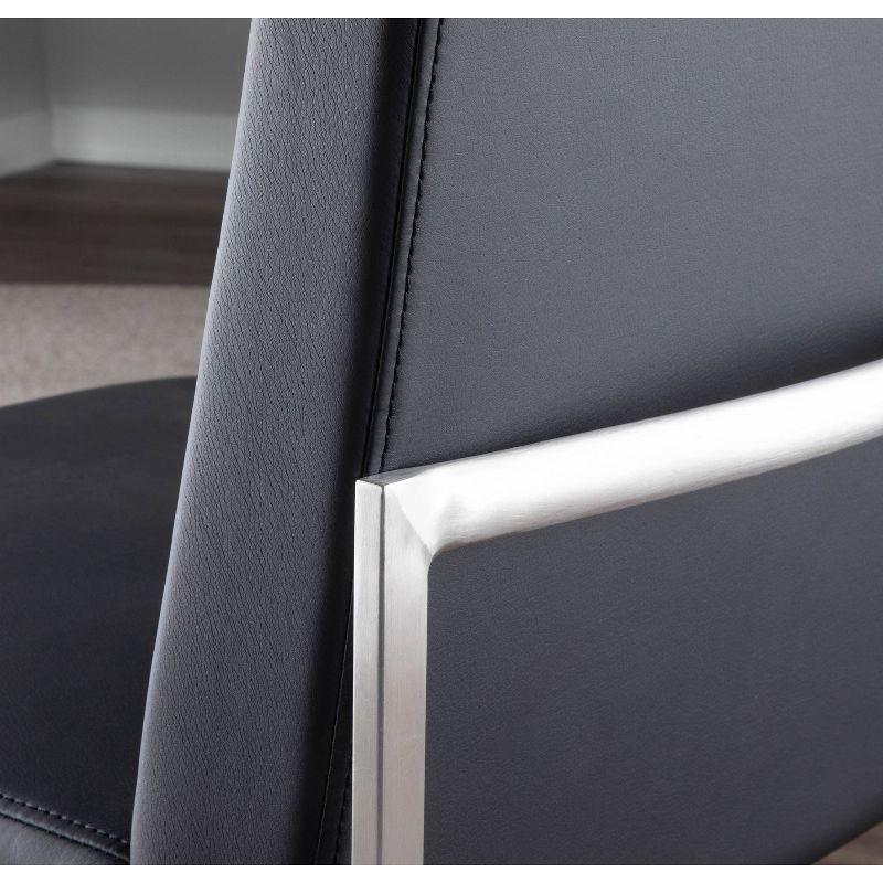 Chuyen 19.25'' H Upholstered Metal Side Chair