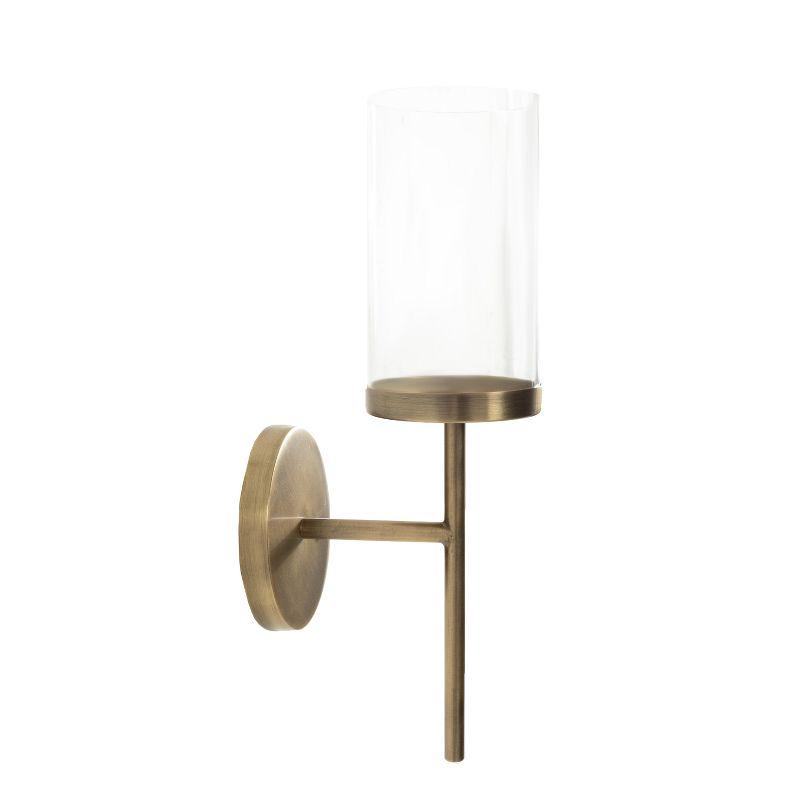 Kate and Laurel Blaise Metal Wall Sconce