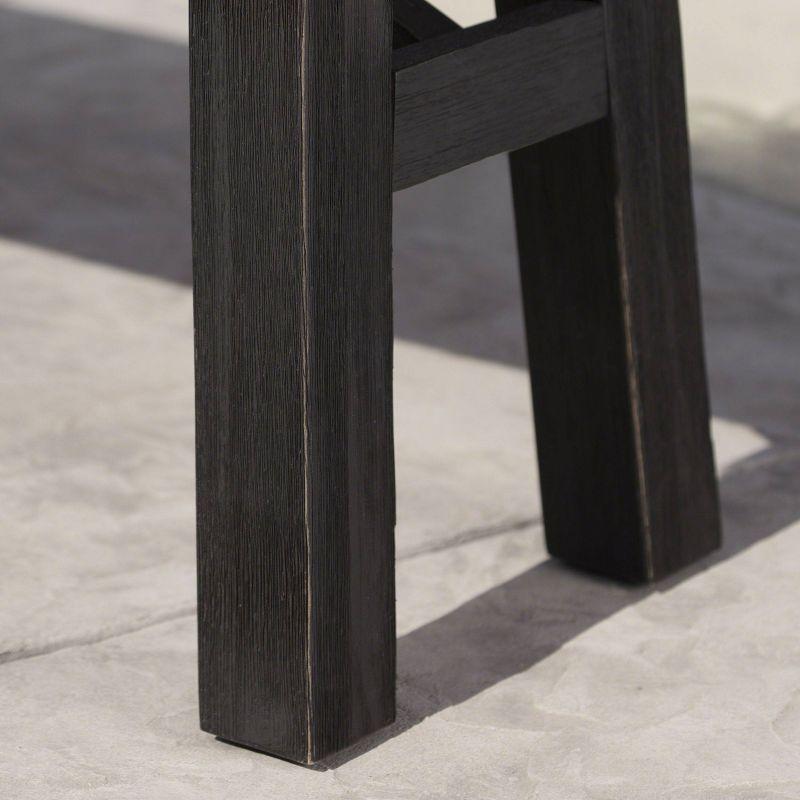 Bettina Acacia Wood Patio Bench - Gray - Christopher Knight Home