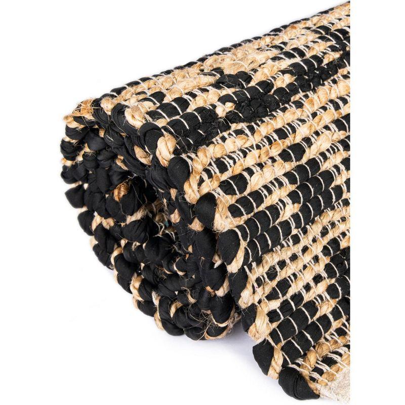 Unique Loom 2' 2 x 6' 1 Chindi Jute  Runner Rug