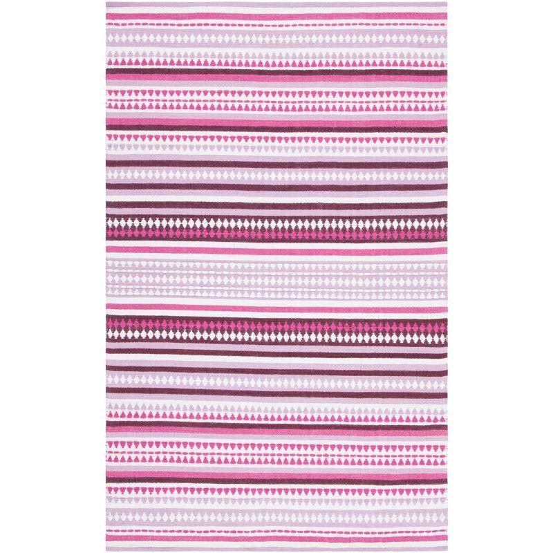 Montauk MTK451 Hand Woven Area Rug - Pink/Ivory - 5'x8' - Safavieh.