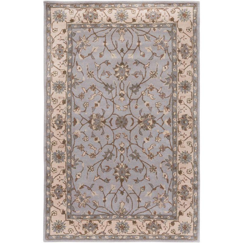 Heritage HG862 Hand Tufted Area Rug - Beige/Grey - 8'x10' - Safavieh.