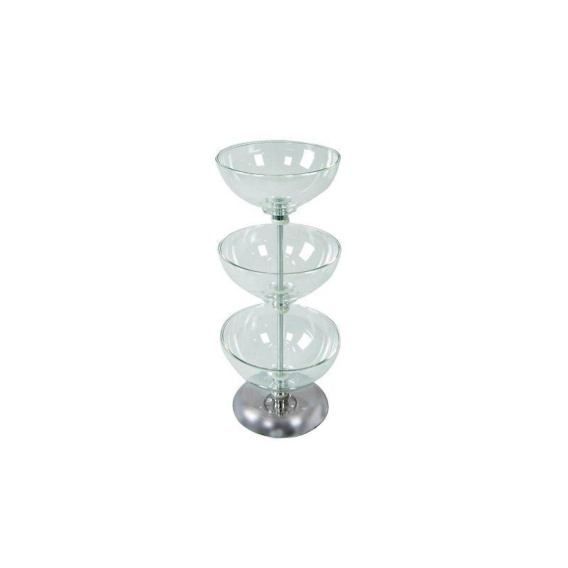 Azar Displays Three-Tier 10", 10" & 10" Bowl Display
