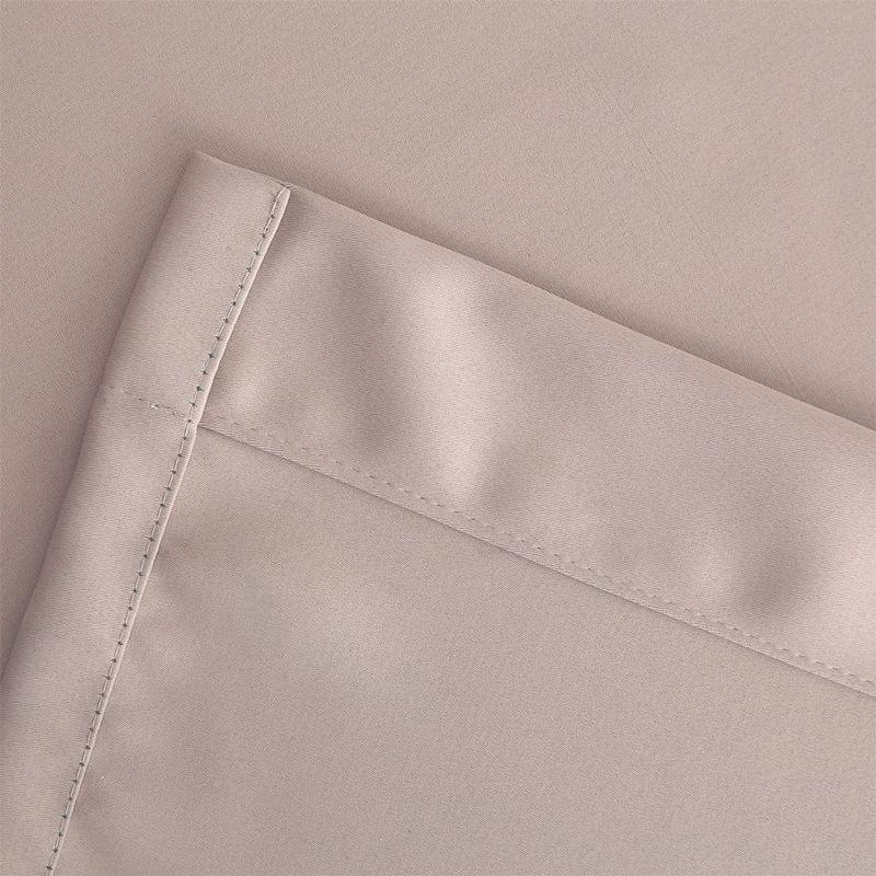 Blackout Room Divider Panel Privacy Partition Heavyweight Premium Fabric Thermal Insulated Grommet Top Cappuccino Color 48 W X 84 L Inches