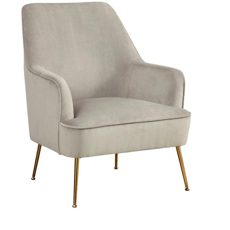 Alpine Furniture Rebecca Chair, 28 x 28 x 35, Grey